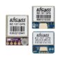 Drei kompakte Drohnen‑GPS‑Module mit weißen Aufklebern und Barcodes (Beschriftungen BZ-121, BZ-181, BZ-251), sichtbaren Steckkontakten, goldfarbenen Lötpads und blauen/lila Leiterplatten.